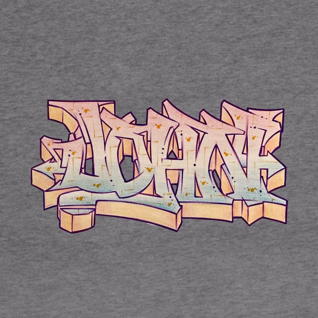 JOHN - GRAFFITI NAME by PHECK by PheckArt